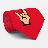 signe roche cravate rouge (Roulé)