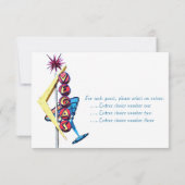 SIGNE RSVP Las Vegas Célébrations néon (Dos)