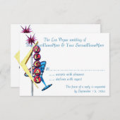 SIGNE RSVP Las Vegas Célébrations néon (Devant / Derrière)