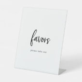 Signe Rustique Script Wedding Favors (Recto)