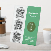 Signe sans contact pour payer avec le code QR (In SItu)