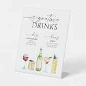 SIGNE SIMPLE SIMPLE Signature Mariage Boissons (Recto)