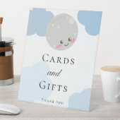 Signe sur le Baby shower Lune Cartes et Cadeaux (In SItu)