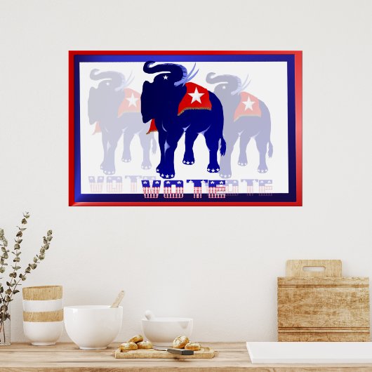 SIGNE VOYAGE RÉPUBLICAIN AFFICHE (Cuisine)