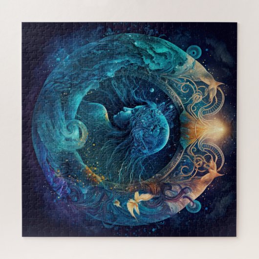 SIGNE Zodiaque Aquarius Jigsaw Puzzle (Horizontal)