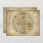 SIGNE Zodiaque Capricorne Carte postale (Devant / Derrière)