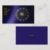 SIGNE Zodiaque Carte de visite (Devant / Derrière)