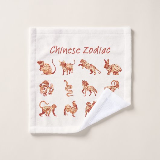 SIGNE Zodiaque Chinois (Gant de toilette)
