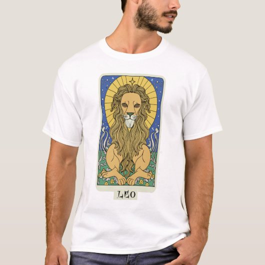 SIGNE Zodiaque Leo Le T-shirt Power Unisex (Devant)