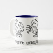 Signe zodiaque Mug : Cancer (Devant gauche)