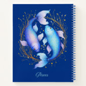 Signe Zodiaque Pisces, Deux Gracieux Journal De Po (Dos)