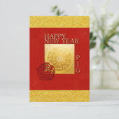 SIGNE Zodiaque porc coupé chinois Année 2019 Carte (Debout devant)