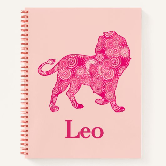 Signe zodiaque pour Léon dans un Journal Fractal r (Devant)