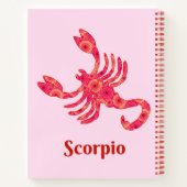 Signe zodiaque pour Scorpio dans le Journal rouge  (Dos)