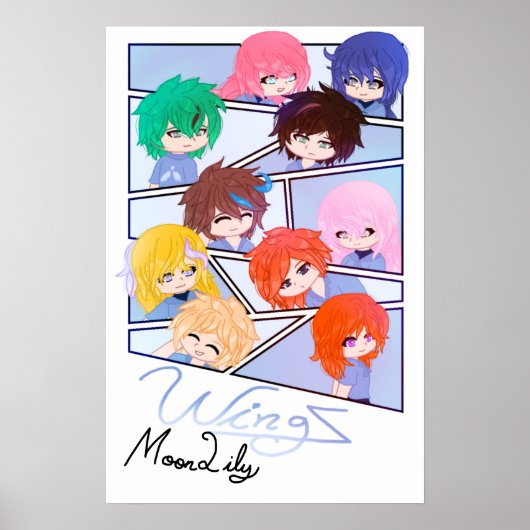 Signed Wingz Official Poster (Matte) (Voorkant)