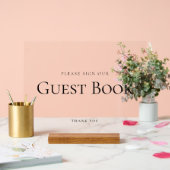 SIGNER Élégant NOTRE Mariage DE LIVRE INVITÉ SIGNA (Mariage)