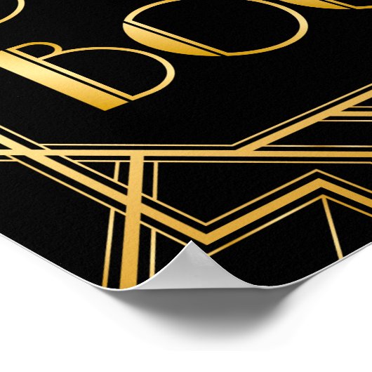 Signer notre Mariage de livre d'or | Gatsby Art Dé (Coin)