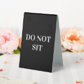 Signes de bureau de style de tente verticale simpl (In SItu (Mariage))