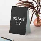 Signes de bureau de style de tente verticale simpl (En SItu (Tableau))