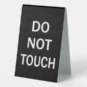 Signes de bureau de style Tente simples verticaux (Verso)