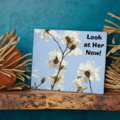 Signes de comptoir personnalisés Plaque Blue Magno (Côté)