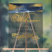 Signes de douche en acrylique Couples de bienvenue (Neutre)