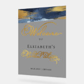 Signes de Fête des mariées d'accueil en acrylique (Angle)