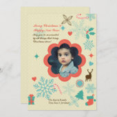 Signes de la carte de Noël (Devant / Derrière)