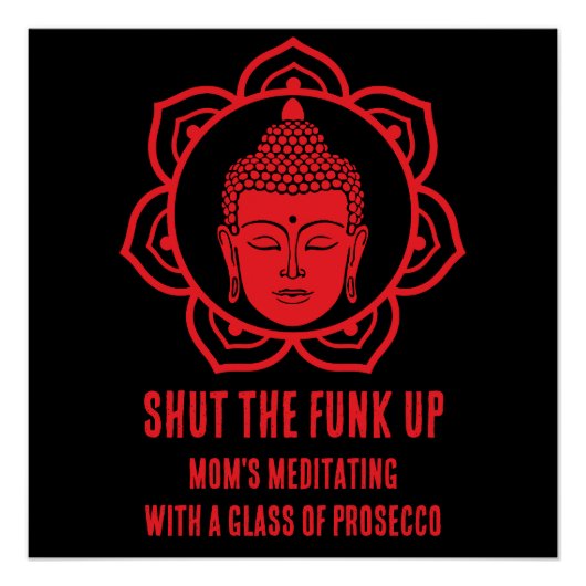 signes de méditation amusants (Devant)