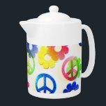 Signes de Paix Hippie super Fleur Éclats<br><div class="desc">Super Hippie Paix Signes Fleur Puissance Étincelle Motif "hippie" "super" "paix" "signes de paix" "fleurs" "puissance de fleur" "girly" "ados" "coloré" "couleur" "arc-en-ciel" "joli motifs" "ado" "fun" "éclatant" "parties scintillant"</div>