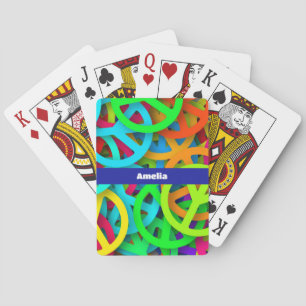 Signes de paix super Motif arc-en-ciel
