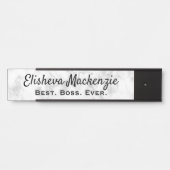 Signes de porte Nom du bureau Plaque Boss Cadeau (Devant)