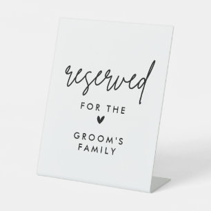 Signes de table de Mariage de famille de chambre d