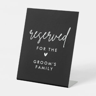Signes de table de Mariage de la famille de de ch