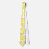 Signes Dollar Jaune Funky Cravate Motif (Devant)