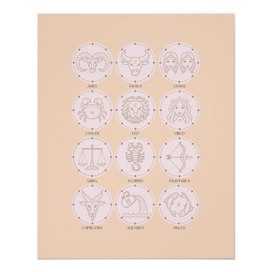 Signes du zodiaque 3 (Devant)