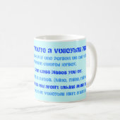 Signes d'une tasse de joueur de volleyball (Devant droit)