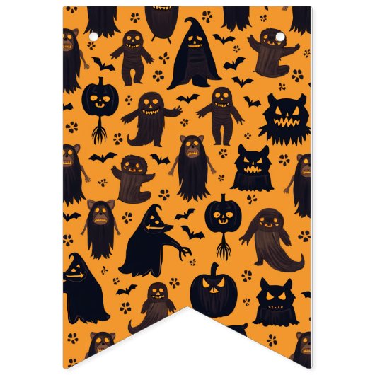 Signes et bannières de la fête Holloween (Deuxième drapeau)