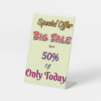 Signes Pedestal personnalisés pour votre entrepris