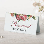 Signes tabletop Mariage de Roses Blush simples rés (En SItu (Tableau))