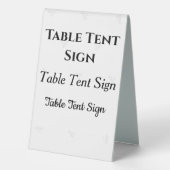 Signes Tabletop personnalisés | Mariage et fête (Verso)