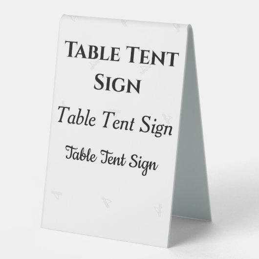 Signes Tabletop personnalisés | Mariage et fête (Recto)