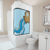Signes Zodiac Douche Aquarius Rideau (En situation)