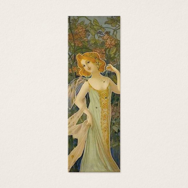 Signet Art nouveau femme (Devant)