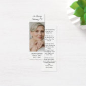 Signet commémoratif simple photo funéraire (Bureau)