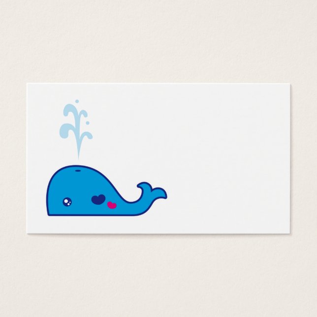 Signet de baleines de Kawaii (Devant)