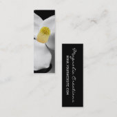 Signet de carte de visite de fleur de magnolia (Devant / Derrière)