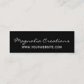 Signet de carte de visite de fleur de magnolia (Dos)