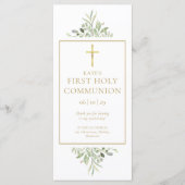 Signet de la carte de prière de la première sainte (Devant)