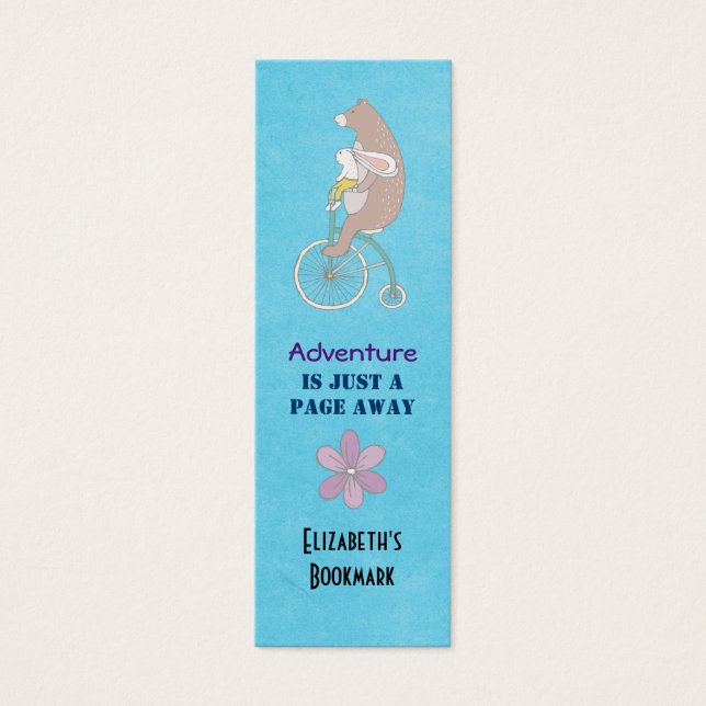 Signet de l'aventure de l'ours et du lapin (Devant)